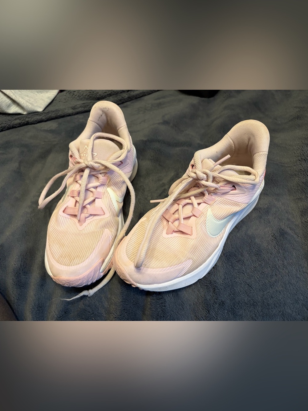 Nike girls Pink Mesh Training Sneakers - size 4Y